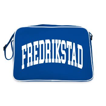 Fredrikstad - Retro Bag - blue/white - Back