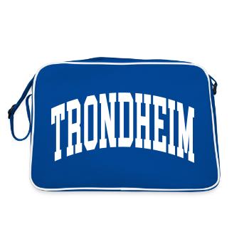 Trondheim - Retro Bag - blue/white - Back