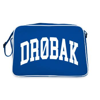 Drøbak - Retro Bag - blue/white - Back