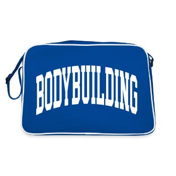 Culturisme - Sac Retro - bleu/blanc - Dos
