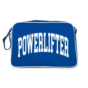 Powerlifter - Retro Bag - blue/white - Back