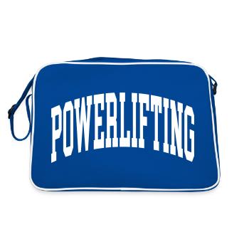Powerlifting - Retro Bag - blue/white - Back