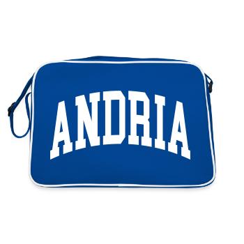 Andria - Sac Retro - bleu/blanc - Dos