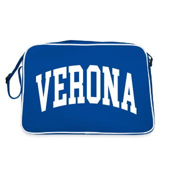Vérone - Sac Retro - bleu/blanc - Dos