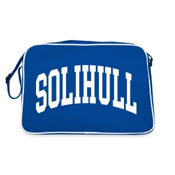 Solihull - Sac Retro - bleu/blanc - Dos