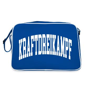 Powerlifting - Retro Bag - blue/white - Back