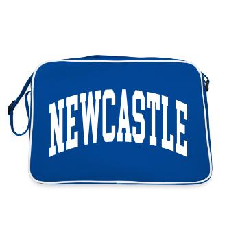 Newcastle - Sac Retro - bleu/blanc - Dos