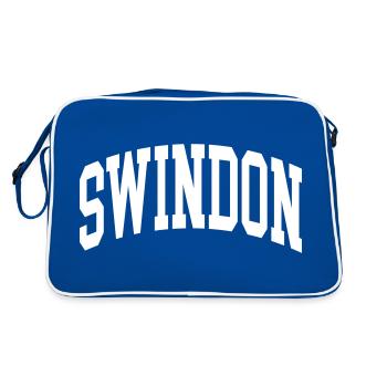 Swindon - Retro Bag - blue/white - Back