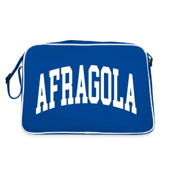 Afragola - Sac Retro - bleu/blanc - Dos