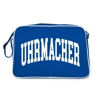 Horloger - Sac Retro - bleu/blanc - Dos