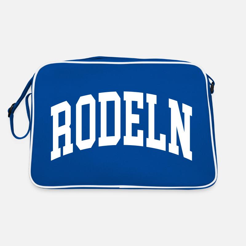 Rodeln Retro Tasche
