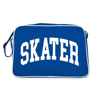 Patineur - Sac Retro - bleu/blanc - Dos