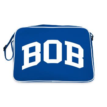 Bobsleigh - Sac Retro - bleu/blanc - Dos