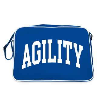 Agility - Retro Bag - blue/white - Back