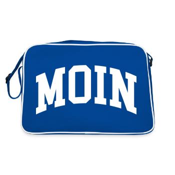 Moin - Retro Bag - blue/white - Back
