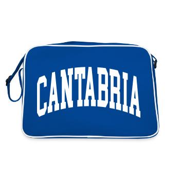 Cantabrie - Sac Retro - bleu/blanc - Dos