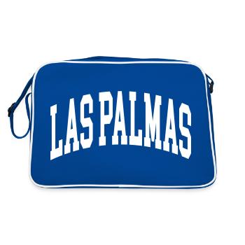 Las Palmas - Retro Bag - blue/white - Back