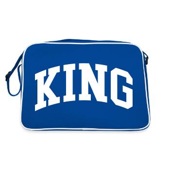 Roi - Sac Retro - bleu/blanc - Dos