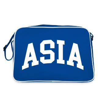 Asie - Sac Retro - bleu/blanc - Dos