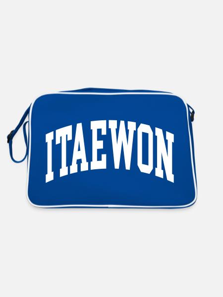 Itaewon - Sac Retro - bleu/blanc