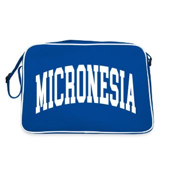Micronesia - Retro Bag - blue/white - Back