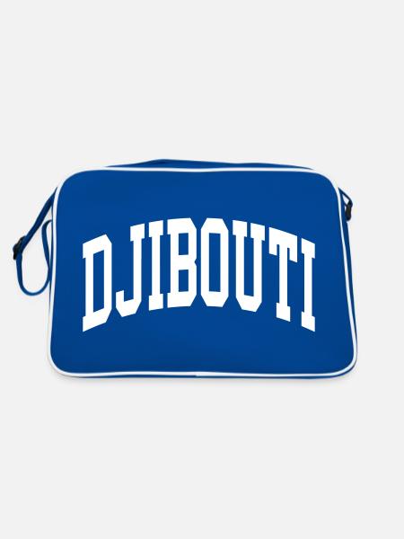 Djibouti - Sac Retro - bleu/blanc - Dos