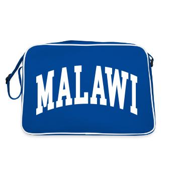 Malawi - Retro Bag - blue/white - Back