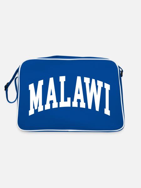 Malawi - Retro Bag - blue/white - Back