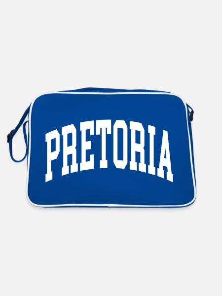 Pretoria - Retro Bag - blue/white - Back