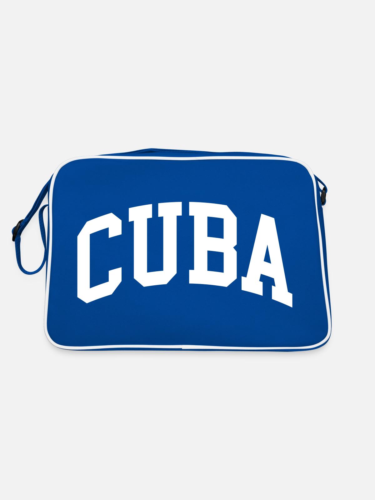 Cuba - Retro Bag - blue/white - Back