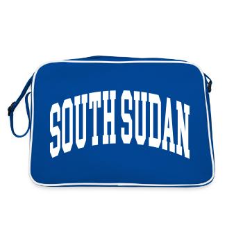 Soudan du Sud - Sac Retro - bleu/blanc - Dos