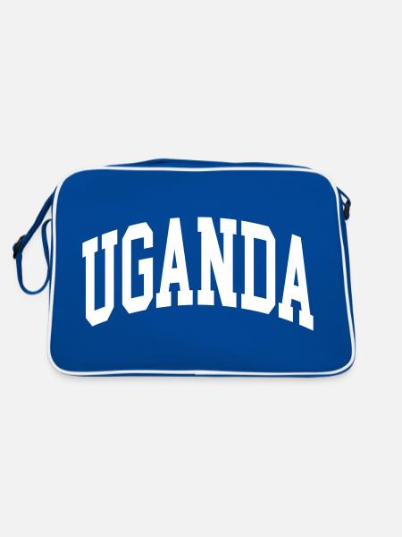 Uganda - Retro Bag - blue/white - Back