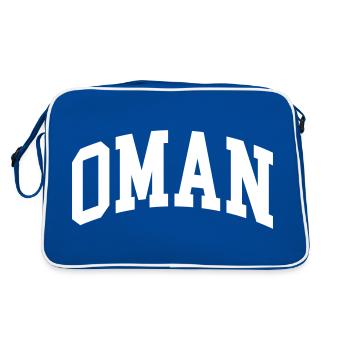 Oman - Sac Retro - bleu/blanc - Dos