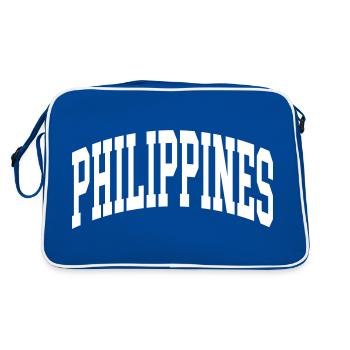 Philippines - Sac Retro - bleu/blanc - Dos