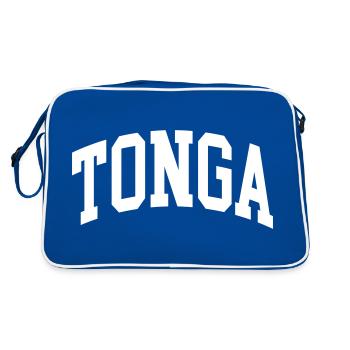 Tonga - Retro Bag - blue/white - Back