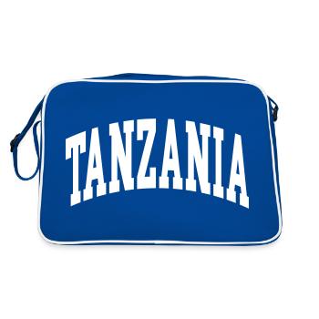 Tanzania - Retro Bag - blue/white - Back