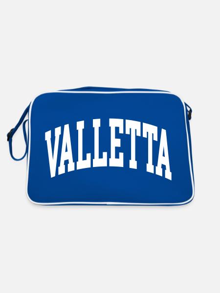 La Valette - Sac Retro - bleu/blanc - Dos