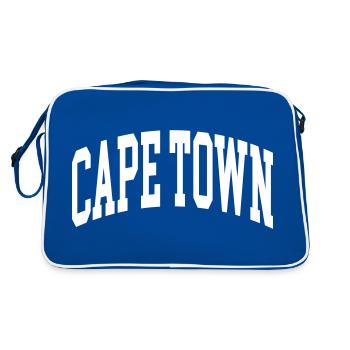 Cape Town - Retro Bag - blue/white - Back