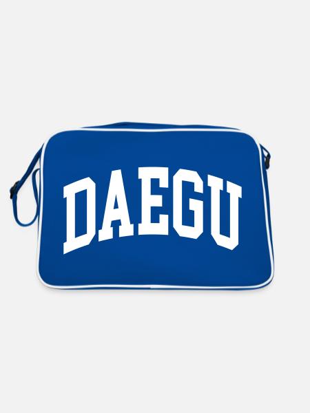 Daegu - Retro Bag - blue/white - Back