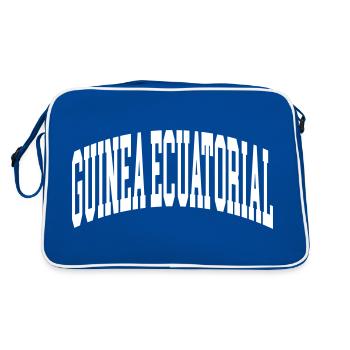 Guinée Équatoriale - Sac Retro - bleu/blanc - Dos
