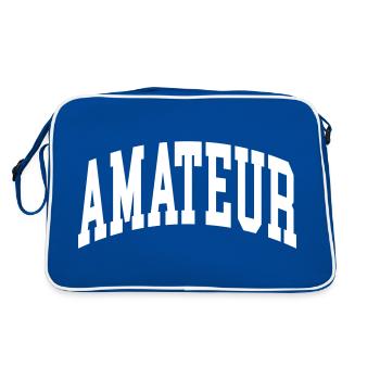Amateur - Sac Retro - bleu/blanc - Dos
