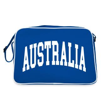Australie - Sac Retro - bleu/blanc - Dos