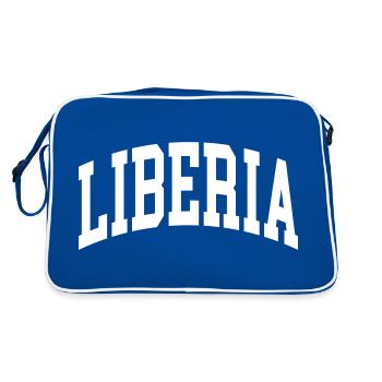 Libéria - Sac Retro - bleu/blanc - Dos