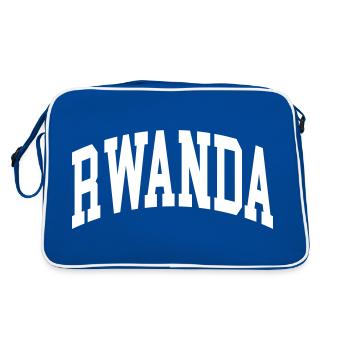 Rwanda - Sac Retro - bleu/blanc - Dos