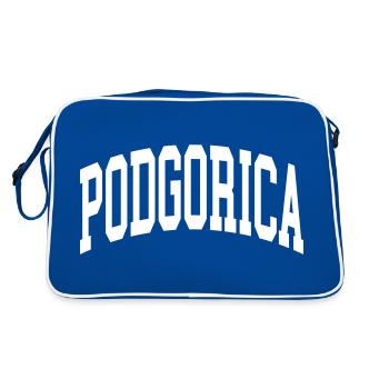 Podgorica - Sac Retro - bleu/blanc - Dos