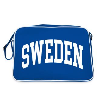 Sweden - Retro Bag - blue/white - Back