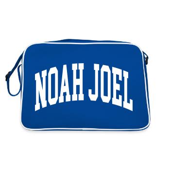 Noah Joël - Sac Retro - bleu/blanc - Dos