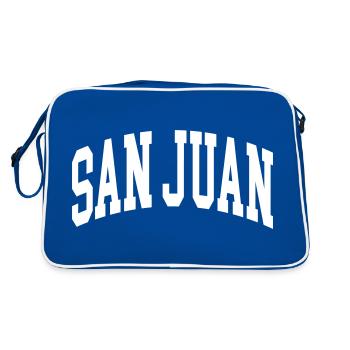 San Juan - Retro Bag - blue/white - Back