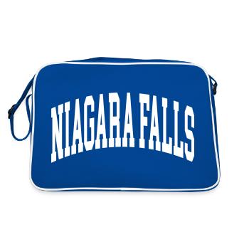 Niagara Falls - Retro Bag - blue/white - Back