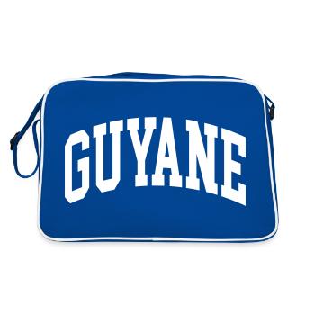 Guyane - Sac Retro - bleu/blanc - Dos
